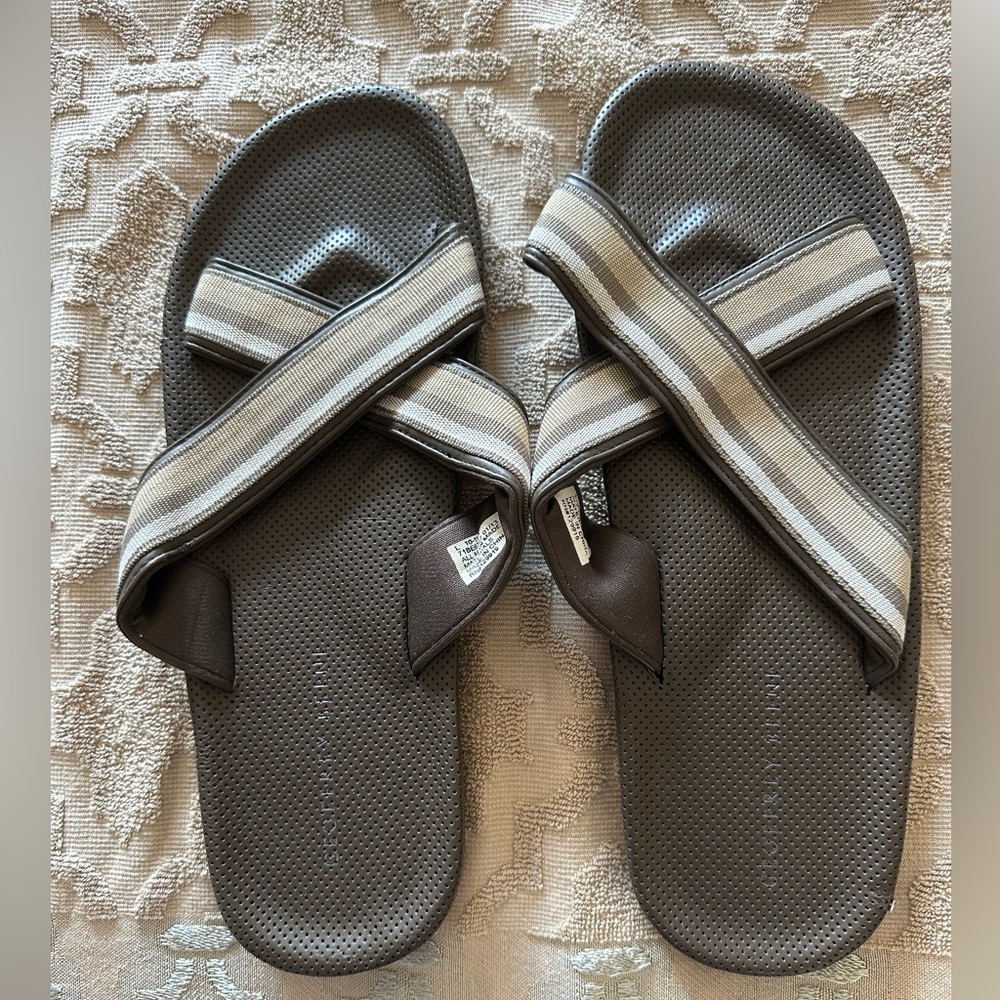 New Geoffrey Beene Sandals Size L (10-11) . All man made materials